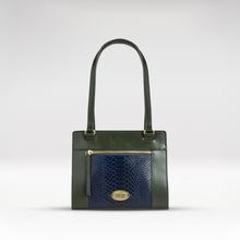 Load image into Gallery viewer, Libra 01 Sb Blue Leather Shoulder Bag