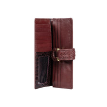 Load image into Gallery viewer, Ee Frieda W1 Violet Leather Bi-Fold Wallet