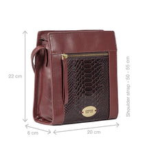 Load image into Gallery viewer, Ee Libra 03 Red Leather Sling Bag