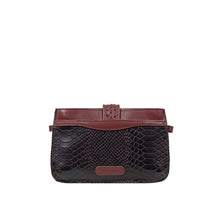 Load image into Gallery viewer, Ee Frieda W3 Purple Leather Sling Wallet