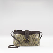 Load image into Gallery viewer, Ee Frieda W4 Grey Leather Sling Wallet
