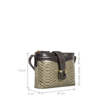 Load image into Gallery viewer, Ee Frieda W4 Grey Leather Sling Wallet