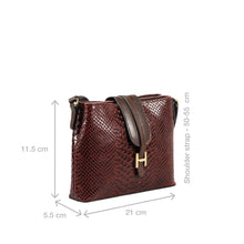 Load image into Gallery viewer, Ee Silvia 03 Red Leather Sling Bag