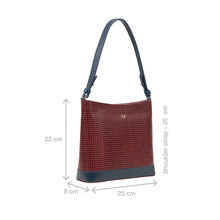 Load image into Gallery viewer, Ee Aries 01 Red Leather Shoulder Bag