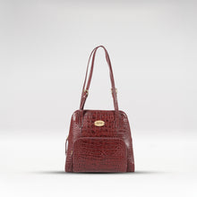 Load image into Gallery viewer, 109 01 Red Leather Tote Bag