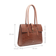 Load image into Gallery viewer, Mocha 02 Tan Leather Tote Bag