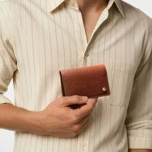Load image into Gallery viewer, 317-020 Ch Tan Leather Card Holder