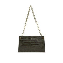 Load image into Gallery viewer, Jitterbug 03 Green Leather Shoulder Bag