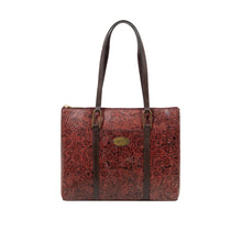Load image into Gallery viewer, Fuschia 02 Sb Red Leather Tote Bag
