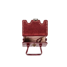 Load image into Gallery viewer, Punk 01 Marsala Leather Satchel