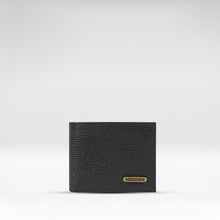 Load image into Gallery viewer, Ee 017Sc Black Leather Bi-Fold Wallet