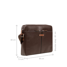 Load image into Gallery viewer, Ee Xavi 01 Brown Leather Crossbody