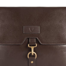 Load image into Gallery viewer, Ee Jaguar 03 Brown Leather Messenger Bag