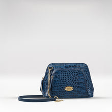 Load image into Gallery viewer, Ee Ginny Blue Leather Mini Bag