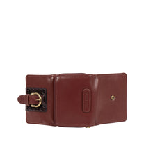 Load image into Gallery viewer, Ee Shanghai W3 Marsala Leather Trifold Wallet