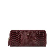 Load image into Gallery viewer, Ee Angara W2 Marsala Leather Zip Around Wallet