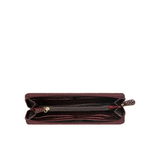 Load image into Gallery viewer, Ee Angara W2 Marsala Leather Zip Around Wallet