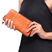 Load image into Gallery viewer, WILD ROSE W2 DOUBLE ZIP AROUND