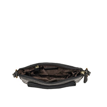 Load image into Gallery viewer, Ee Katniss 01 Black Leather Sling Bag