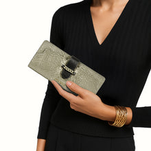 Load image into Gallery viewer, Ee Atria W1-M Grey Leather Bi-Fold Wallet