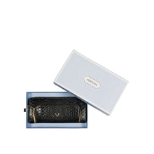 Load image into Gallery viewer, Ee Katniss W1-M Black Leather Zip Around Wallet
