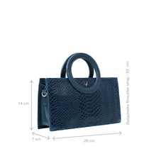 Load image into Gallery viewer, Brazilia 01 Blue Leather Sling Bag