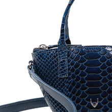 Load image into Gallery viewer, Rosario 01 Blue Leather Crossbody