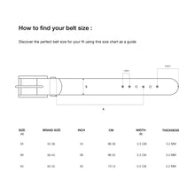 Load image into Gallery viewer, BE2204 MENS REVERSIBLE BELT