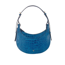Load image into Gallery viewer, Dinah 01 Blue Leather Shoulder Bag