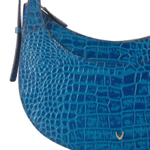 Load image into Gallery viewer, Dinah 01 Blue Leather Shoulder Bag
