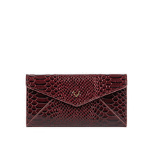 Load image into Gallery viewer, Mandy W5 Red Leather Clutch Wallet