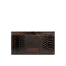 Load image into Gallery viewer, Mandy W5 Brown Leather Clutch Wallet