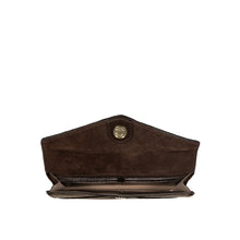 Load image into Gallery viewer, Mandy W5 Brown Leather Clutch Wallet