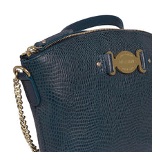 Load image into Gallery viewer, Luisa 08 Blue Leather Tote Bag