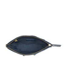 Load image into Gallery viewer, Luisa 08 Blue Leather Tote Bag