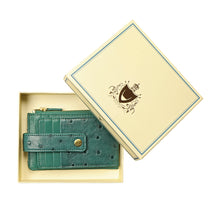 Load image into Gallery viewer, Eda W1 Green Leather Card Holder
