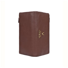 Load image into Gallery viewer, Hera W3 Brown Leather Long Bi-Fold Wallet