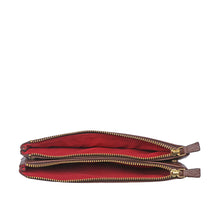 Load image into Gallery viewer, Hera W3 Brown Leather Long Bi-Fold Wallet