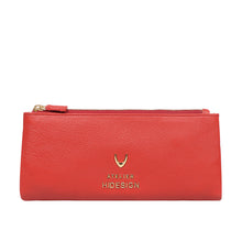 Load image into Gallery viewer, Hera W3 Red Leather Long Bi-Fold Wallet