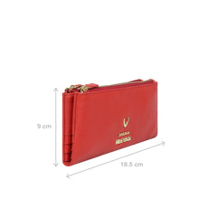Load image into Gallery viewer, Hera W3 Red Leather Long Bi-Fold Wallet