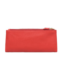 Load image into Gallery viewer, Hera W3 Red Leather Long Bi-Fold Wallet