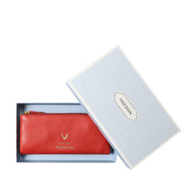 Load image into Gallery viewer, Hera W3 Red Leather Long Bi-Fold Wallet
