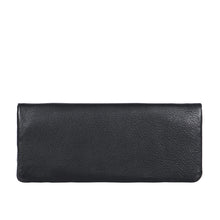 Load image into Gallery viewer, Hera W4 Black Leather Long Bi-Fold Wallet