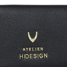 Load image into Gallery viewer, Hera W4 Black Leather Long Bi-Fold Wallet