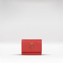 Load image into Gallery viewer, Hera W5 Red Leather Trifold Wallet