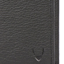 Load image into Gallery viewer, Oshunw3 Black Leather Trifold Wallet