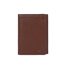 Load image into Gallery viewer, Oshunw3 Brown Leather Trifold Wallet