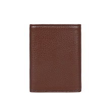 Load image into Gallery viewer, Oshunw3 Brown Leather Trifold Wallet