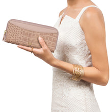 Load image into Gallery viewer, LILAC W1 SB DOUBLE ZIP AROUND WALLET