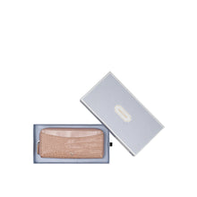 Load image into Gallery viewer, Lilac W1 Sb Pink Leather Double Zip Around Wallet